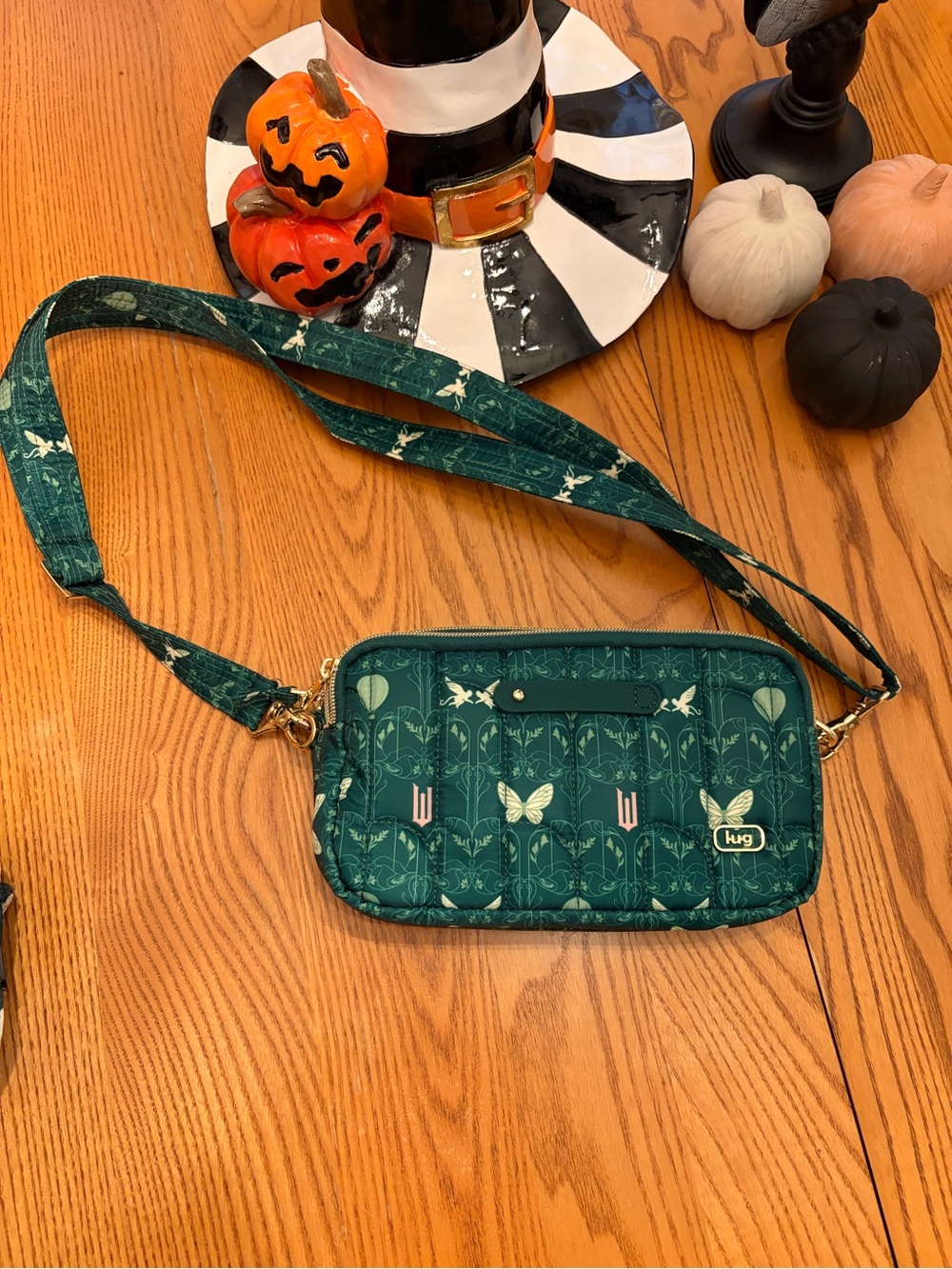 The Wicked x Lug Coupe XL Plus Convertible Crossbody Bag in Green